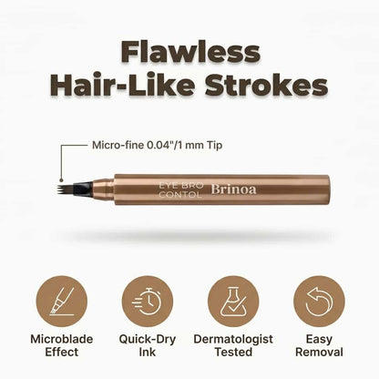 Waterproof Microblading Eyebrow Pen - Smudge-proof 12-hour wear