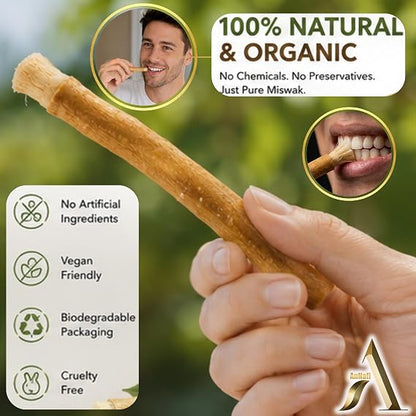 Miswak Sticks – Natural Toothbrush for Whiter Teeth & Fresh Breath