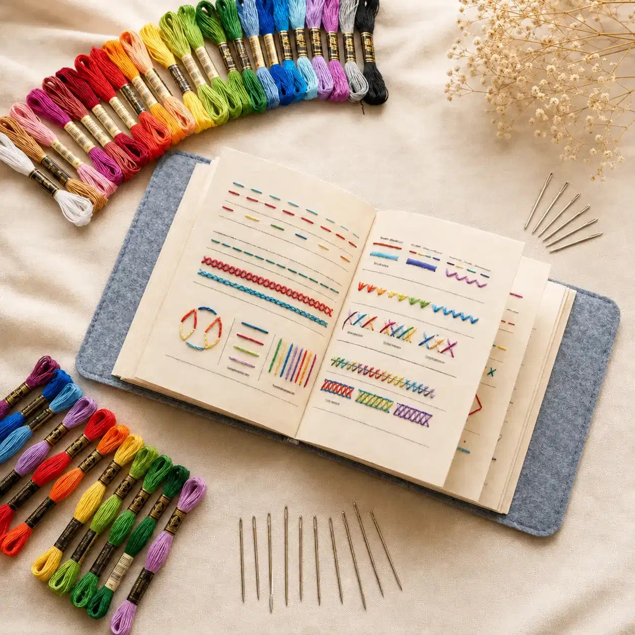 Complete Sewing Learning Set – Embroidery Starter Kit