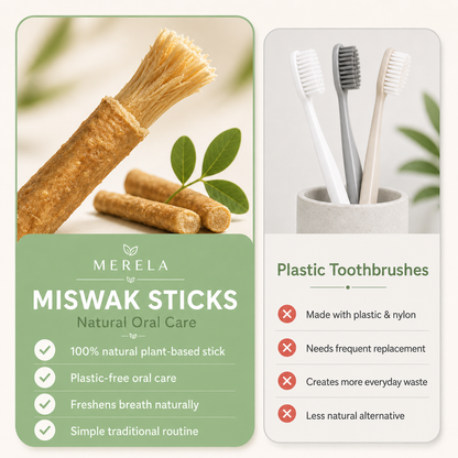 Miswak Sticks – Natural Toothbrush for Whiter Teeth & Fresh Breath