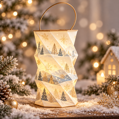 👻🔥Unfold the Glow — Portable Rotating Lantern