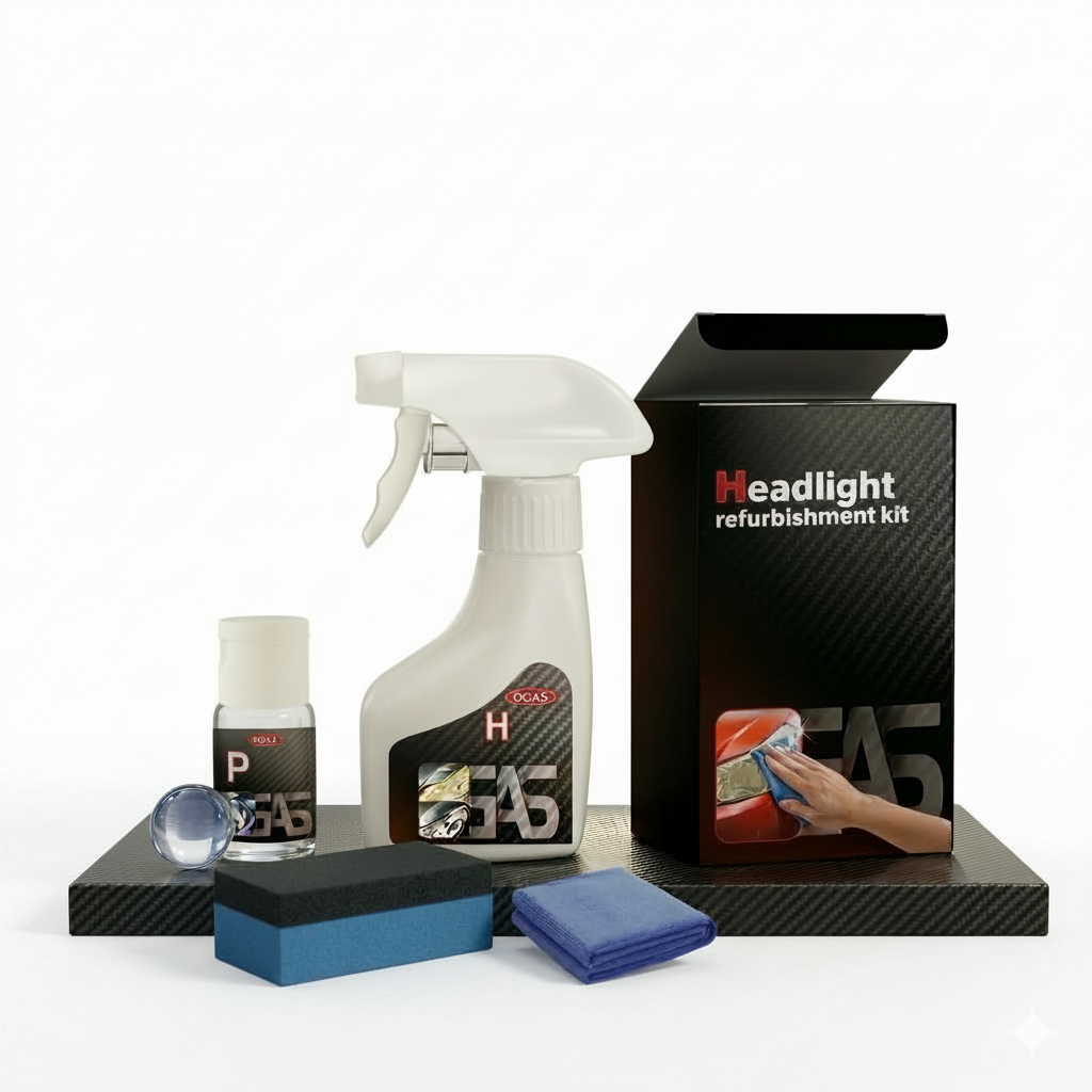 🔥🚘Automotive Headlamp Restoration Fluid Kit