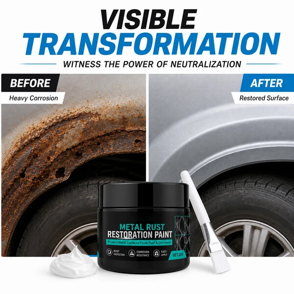 🥳2026 HOT SALE🥳💞50K+ SOLD!🔧🏠 Metal Rust Protection Black Repair Paste – Restores rusty gates, railings & tools. Forms protective coating – no need to replace! 🛡️✨🔥